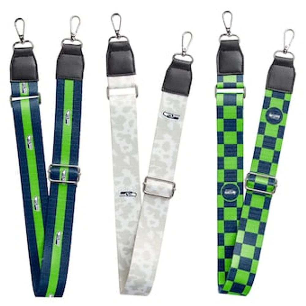 Seattle Seahawks 3-Pack Bag Strap Set