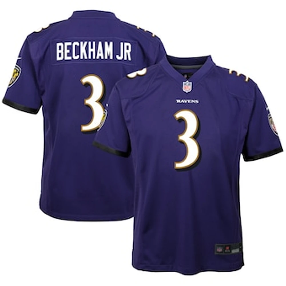 Youth Nike Odell Beckham Jr. Baltimore Ravens Game Jersey