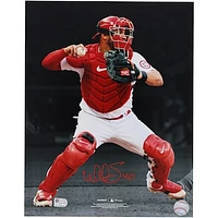 Willson Contreras St. Louis Cardinals Autographed 11" x 14" Spotlight Horizontal Photograph
