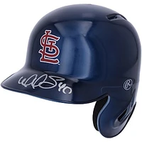 Willson Contreras St. Louis Cardinals Autographed Rawlings Alternate Chrome Mini Batting Helmet - Fanatics Exclusive