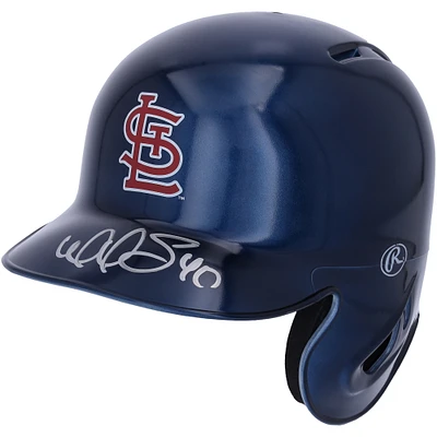 Willson Contreras St. Louis Cardinals Autographed Rawlings Alternate Chrome Mini Batting Helmet - Fanatics Exclusive