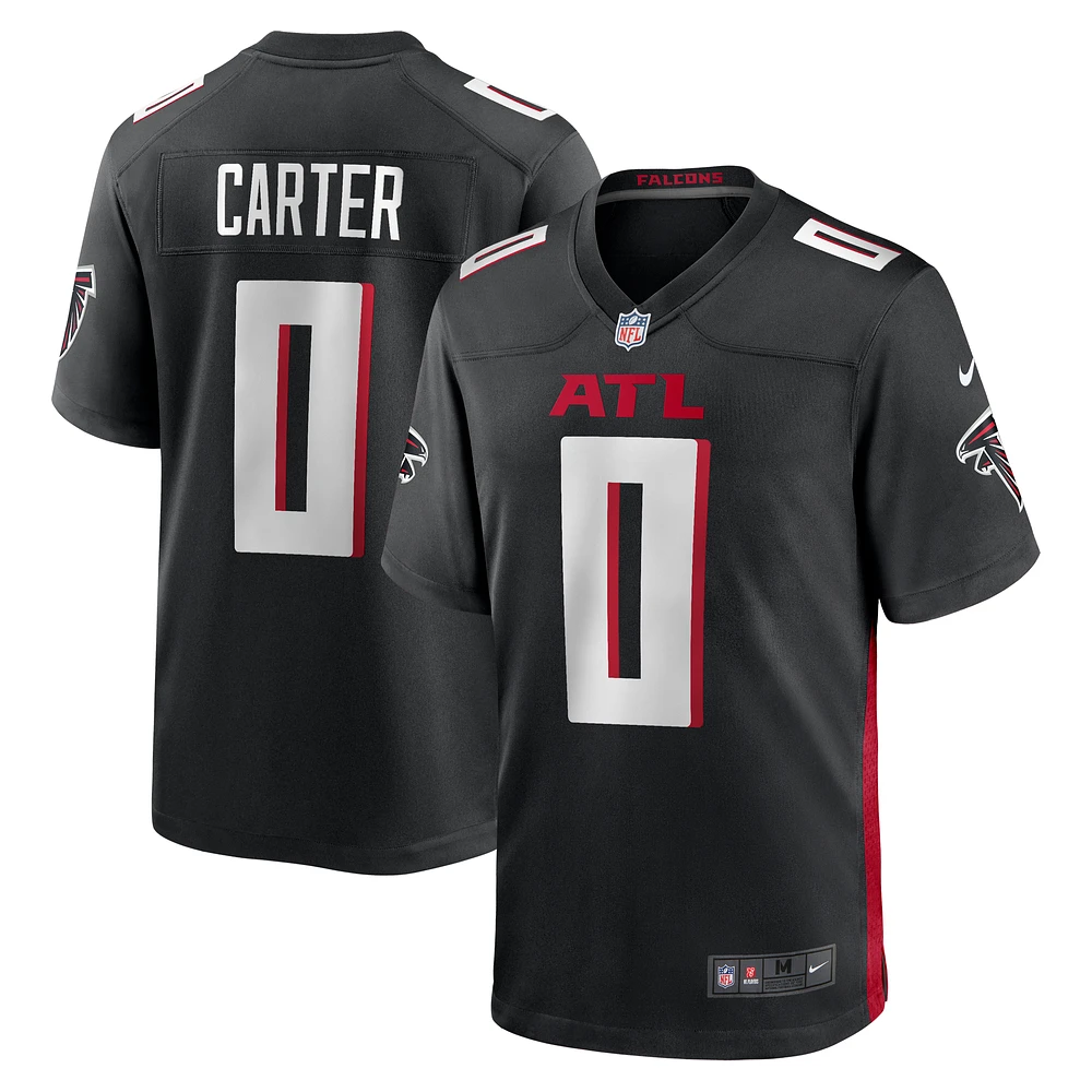 Men's Nike Lorenzo Carter Black Atlanta Falcons Game Player Jersey