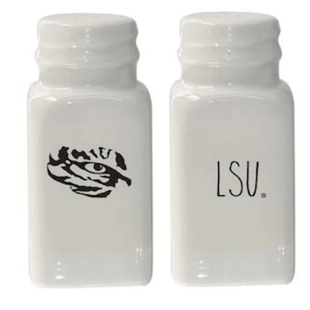 The Memory Company LSU Tigers Farmhouse Salt & Pepper Shaker Set