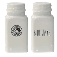 The Memory Company Toronto Blue Jays Farmhouse Salt & Pepper Shaker Set