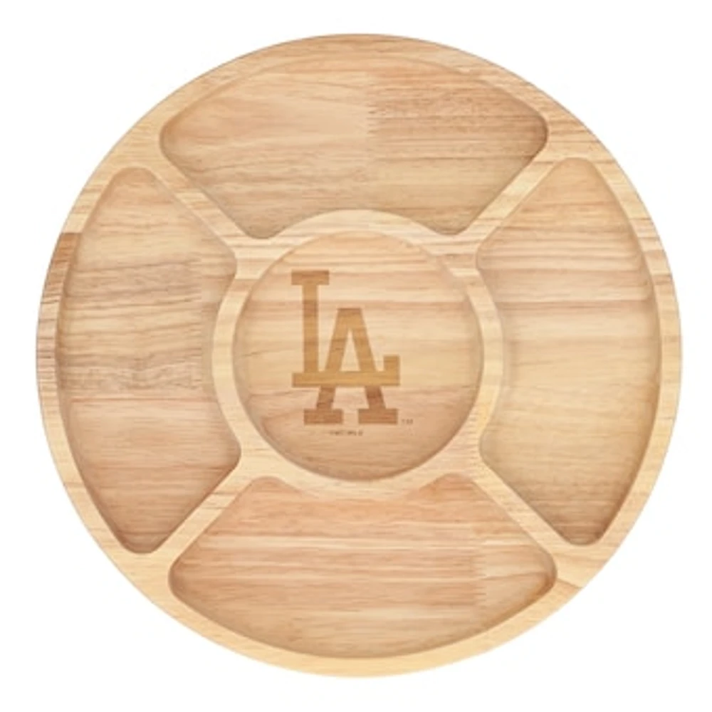 The Memory Company Los Angeles Dodgers Wood Chip & Dip Serving Tray