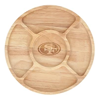 The Memory Company San Francisco 49ers Wood Chip & Dip Serving Tray