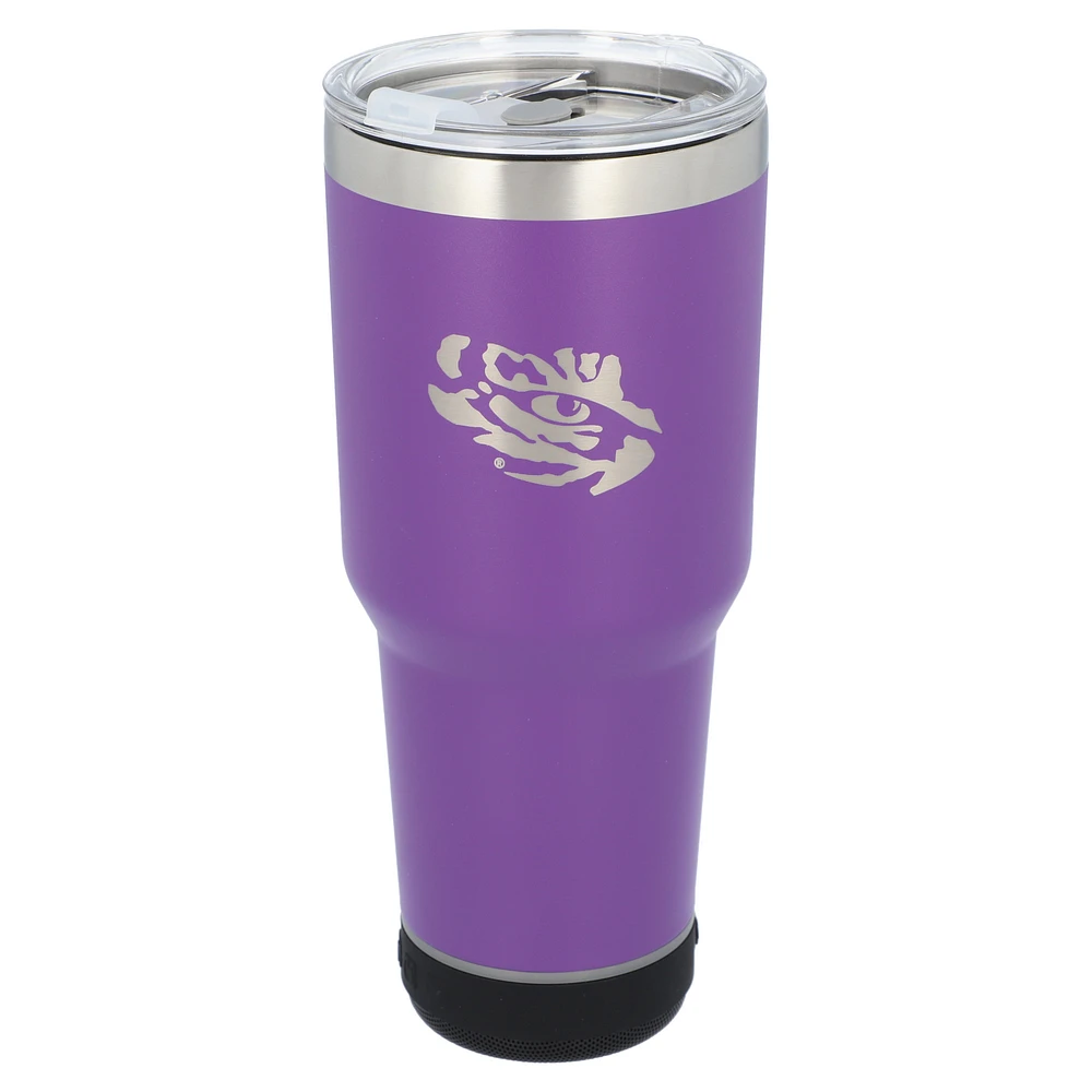 The Memory Company LSU Tigers 30oz. Stainless Steel LED Bluetooth Tumbler