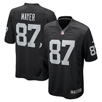 Men's Nike Michael Mayer Black Las Vegas Raiders  Game Jersey