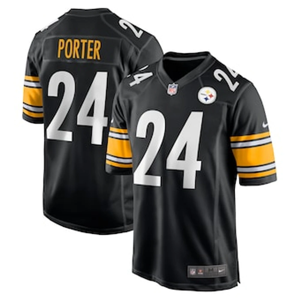 Men's Nike Joey Porter Jr. Black Pittsburgh Steelers  Game Jersey