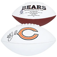 Noah Sewell Chicago Bears Autographed White Panel Football