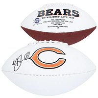 Noah Sewell Chicago Bears Autographed White Panel Football