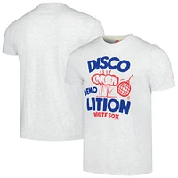 Men's Homage Gray Chicago White Sox Doodle Collection Disco Demolition Tri-Blend T-Shirt