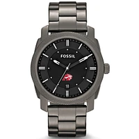Men's Fossil  Gray Albright Lions Machine Smoke Stainless Steel Watch