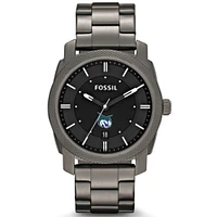 Men's Fossil  Gray Georgia College Bobcats Machine Smoke Stainless Steel Watch