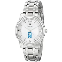 Men's Bulova  Silver University of Baltimore Stainless Steel Quartz Watch