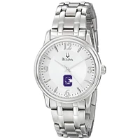 Men's Bulova  Silver Capital University Comets Stainless Steel Quartz Watch