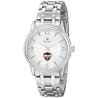Men's Bulova  Silver Carlow University Celtics Stainless Steel Quartz Watch