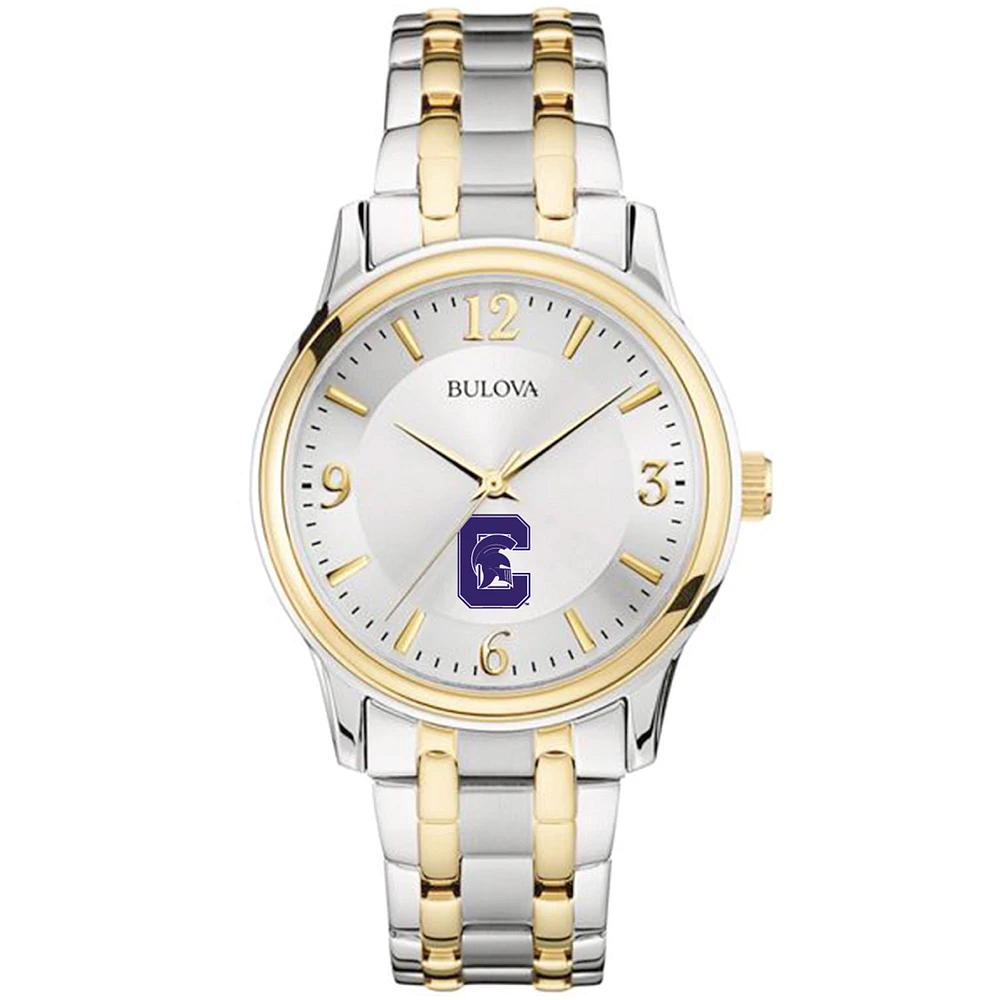 Men's Bulova Silver/Gold Capital University Comets Two-Tone Stainless Steel Watch