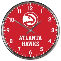 WinCraft Atlanta Hawks Chrome Wall Clock