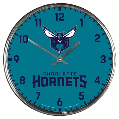 WinCraft Charlotte Hornets Chrome Wall Clock