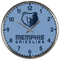 WinCraft Memphis Grizzlies Chrome Wall Clock