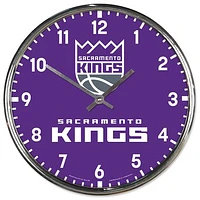 WinCraft Sacramento Kings Chrome Wall Clock