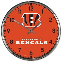 WinCraft Cincinnati Bengals Chrome Wall Clock