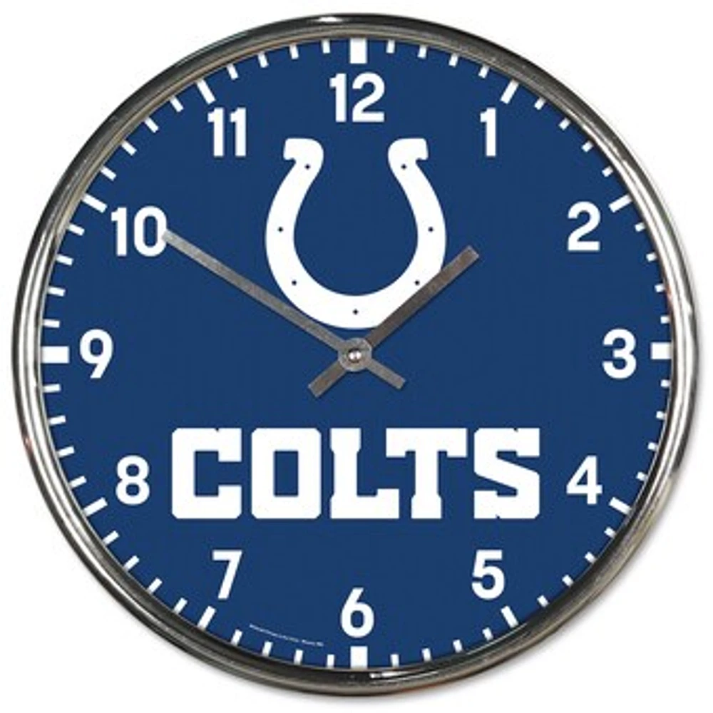 WinCraft Indianapolis Colts Chrome Wall Clock