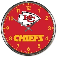 WinCraft Kansas City Chiefs Chrome Wall Clock