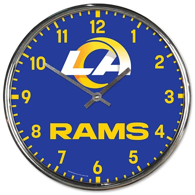 WinCraft Los Angeles Rams Chrome Wall Clock