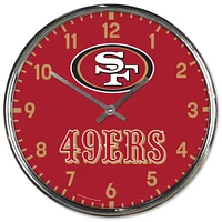 WinCraft San Francisco 49ers Chrome Wall Clock