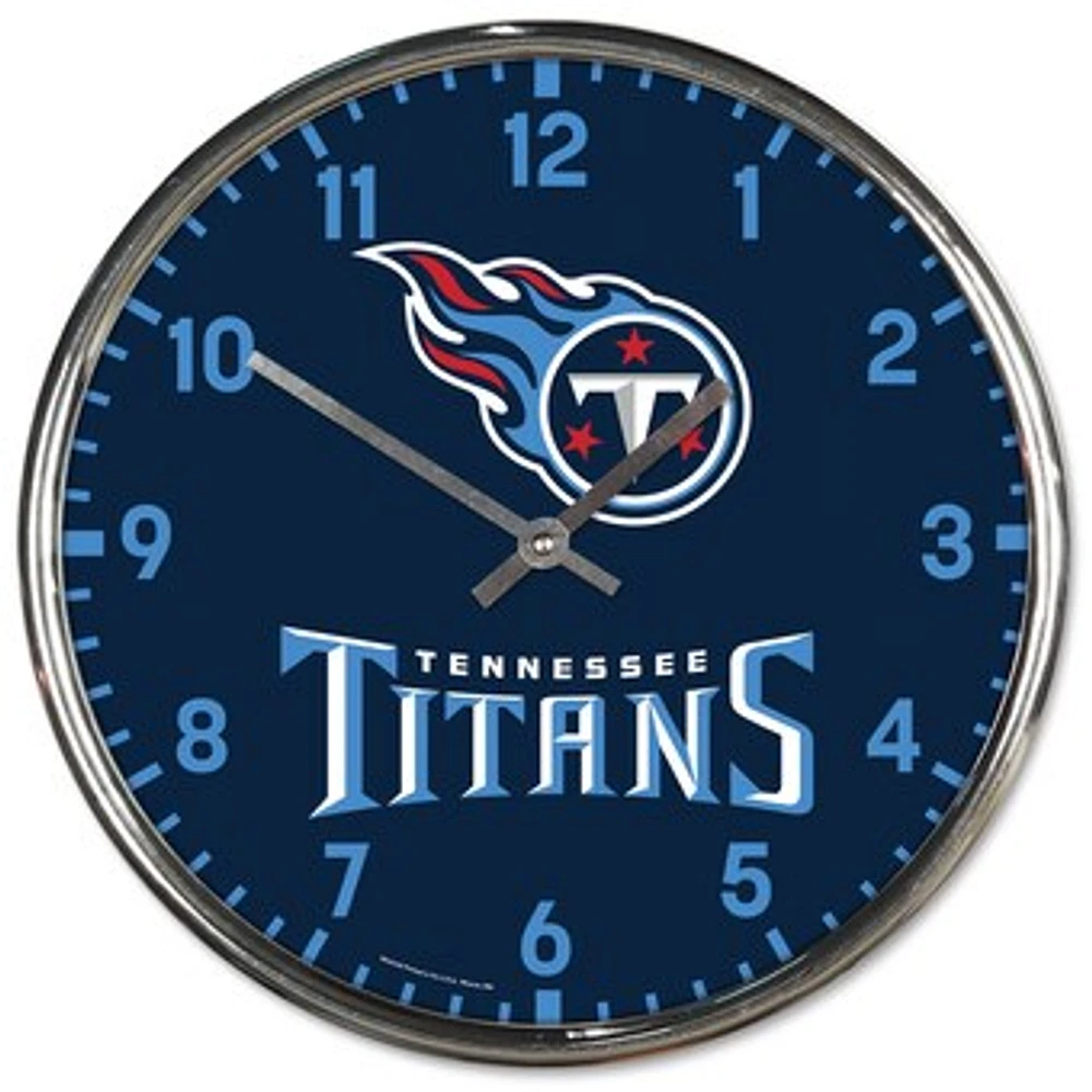 WinCraft Tennessee Titans Chrome Wall Clock