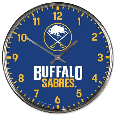 WinCraft Buffalo Sabres Chrome Wall Clock