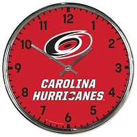 WinCraft Carolina Hurricanes Chrome Wall Clock