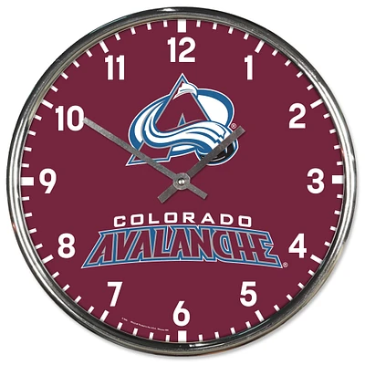 WinCraft Colorado Avalanche Chrome Wall Clock