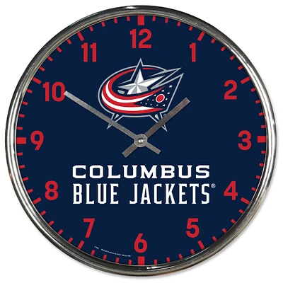 WinCraft Columbus Blue Jackets Chrome Wall Clock