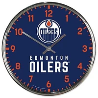 WinCraft Edmonton Oilers Chrome Wall Clock