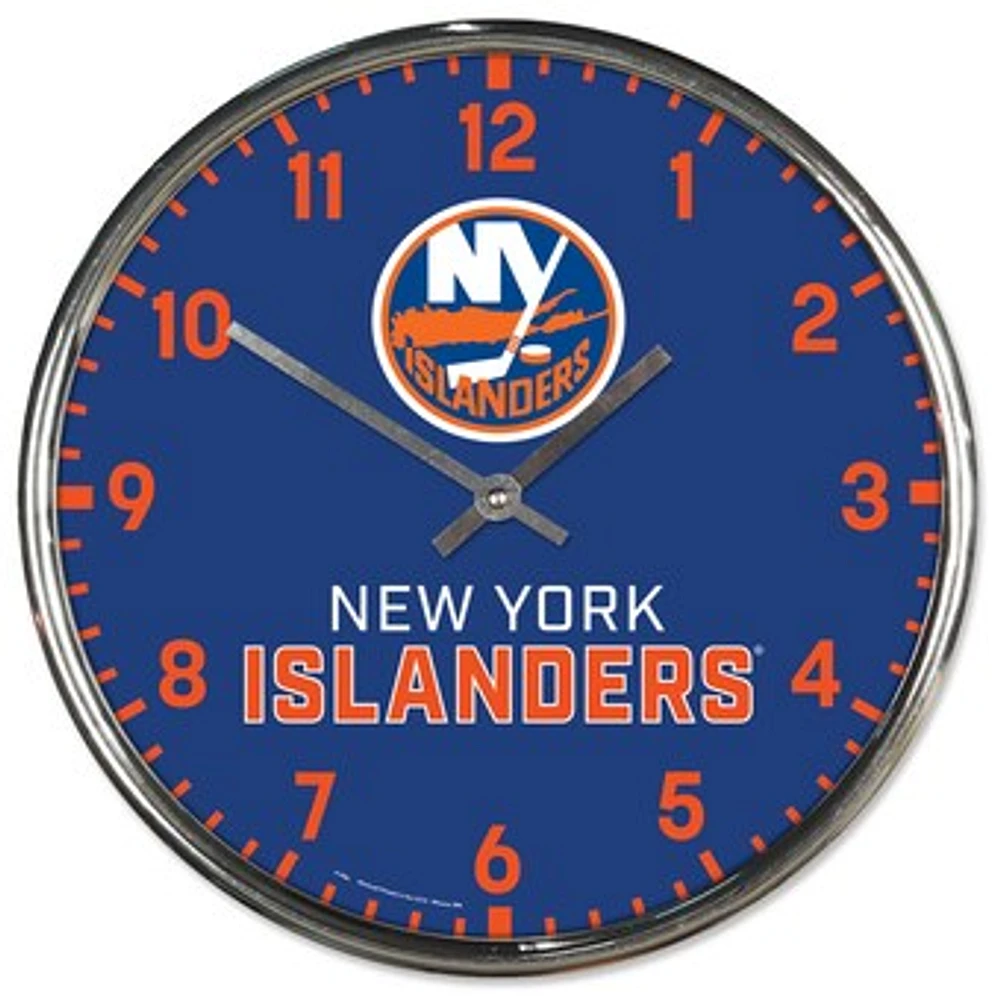 WinCraft New York Islanders Chrome Wall Clock