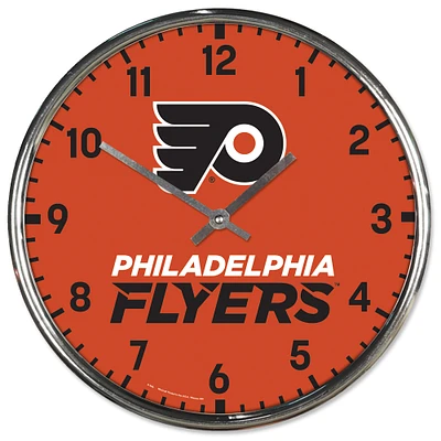 WinCraft Philadelphia Flyers Chrome Wall Clock