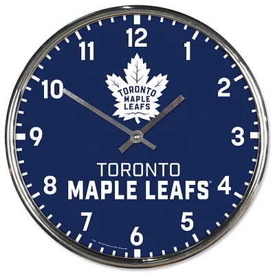 WinCraft Toronto Maple Leafs Chrome Wall Clock