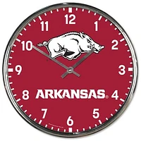 WinCraft Arkansas Razorbacks Chrome Wall Clock