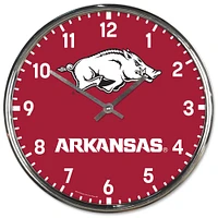 WinCraft Arkansas Razorbacks Chrome Wall Clock