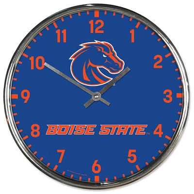 WinCraft Boise State Broncos Chrome Wall Clock