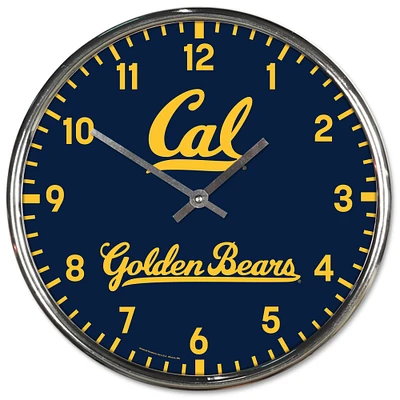 WinCraft Cal Bears Chrome Wall Clock