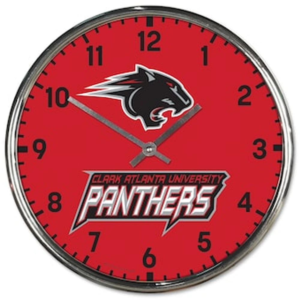 WinCraft Clark Atlanta University Panthers Chrome Wall Clock