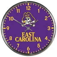 WinCraft ECU Pirates Chrome Wall Clock