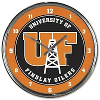 WinCraft Findlay Oilers Chrome Wall Clock