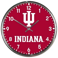 WinCraft Indiana Hoosiers Chrome Wall Clock