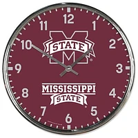 WinCraft Mississippi State Bulldogs Chrome Wall Clock