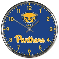 WinCraft Pitt Panthers Chrome Wall Clock